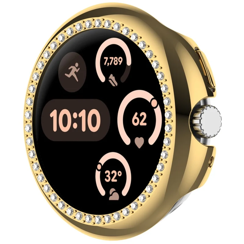 Mega Modisch Google Smartwatch Strass und Silikon Hülle