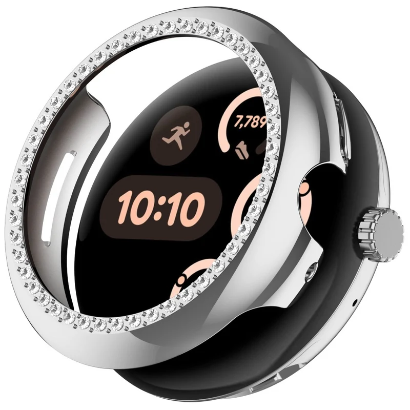 Mega Modisch Google Smartwatch Strass und Silikon Hülle