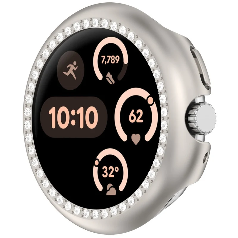 Mega Modisch Google Smartwatch Strass und Silikon Hülle