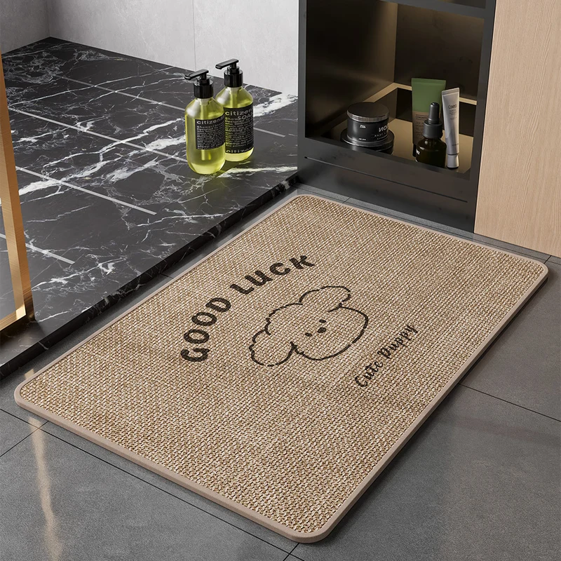 Niedlicher Bären-Themen-Badezimmermatte für Badezimmerboden