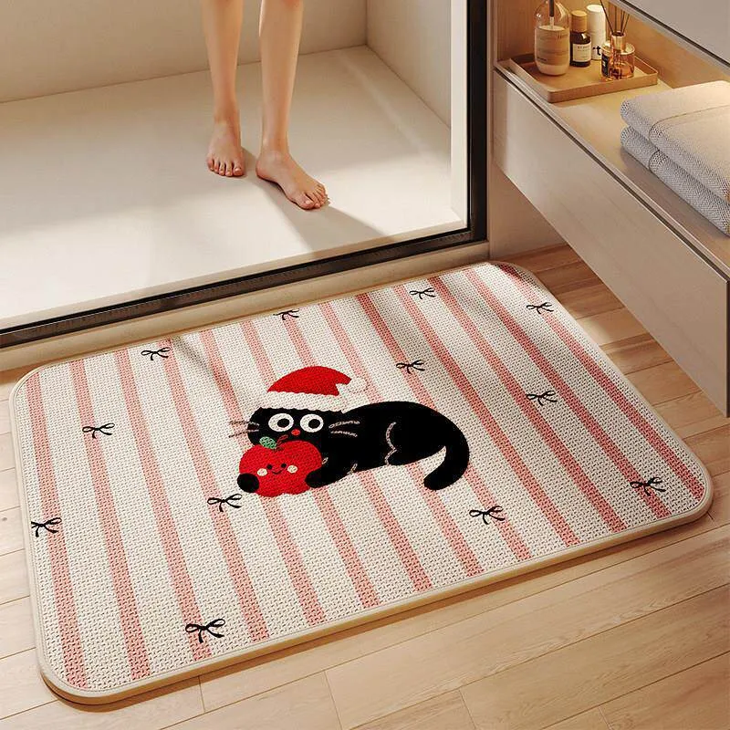 Niedlicher tierisches Non-Slip-Badevorleger für das Badezimmer