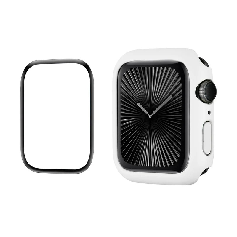 Süß Apple Watch Series 10 46mm Hülle mit Displayschutz in Silikon