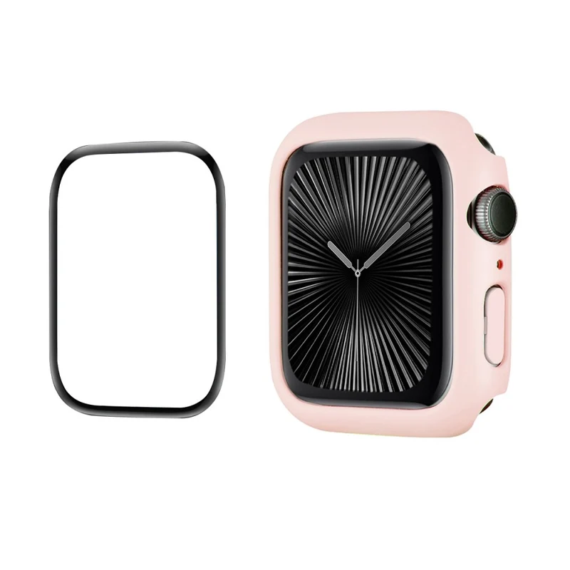 Süß Apple Watch Series 10 46mm Hülle mit Displayschutz in Silikon