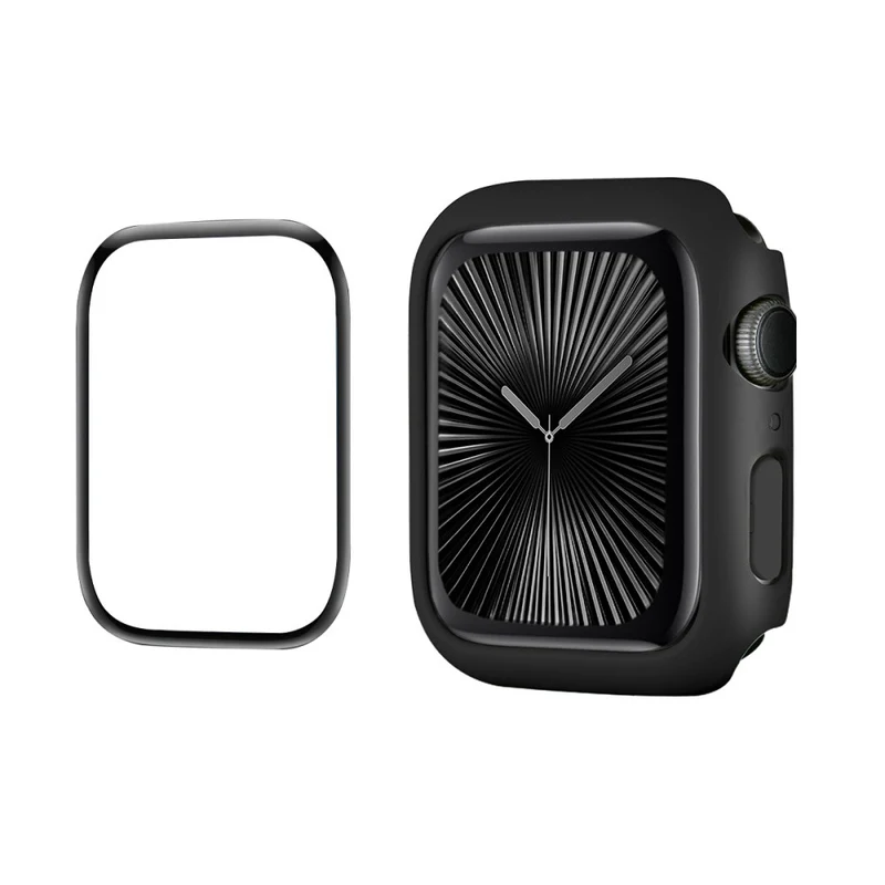 Süß Apple Watch Series 10 46mm Hülle mit Displayschutz in Silikon
