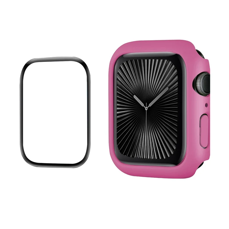 Süß Apple Watch Series 10 46mm Hülle mit Displayschutz in Silikon