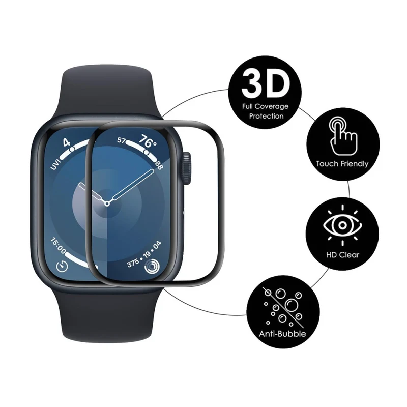 Apple Watch Series 10 42mm Silikon Displayschutz