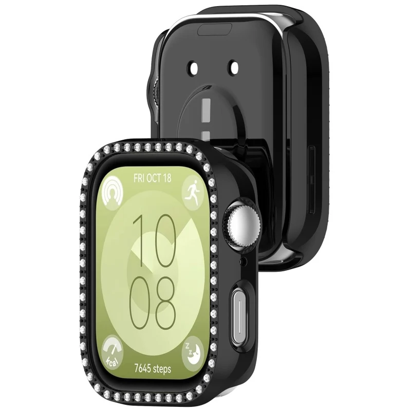 Huawei Watch Fit 3 Schützende Strass und Silikon Bumper