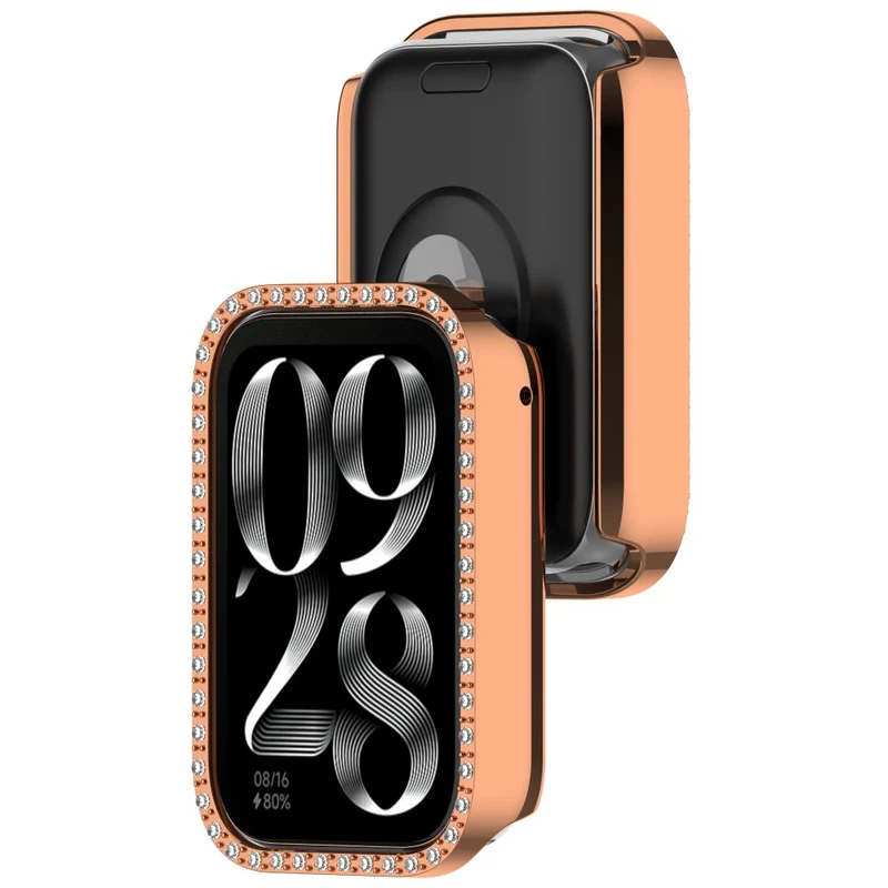 Mega Schön Xiaomi Mi Band 9 Pro Strass und Silikon Hülle