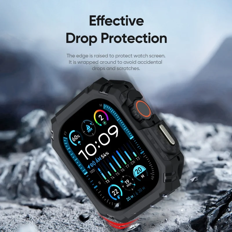 Bequem Apple Watch Ultra 2 / Apple Watch Ultra Silikon Hülle