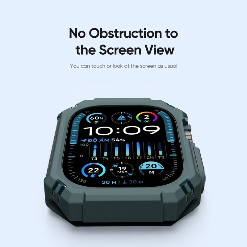 Bequem Apple Watch Ultra 2 / Apple Watch Ultra Silikon Hülle