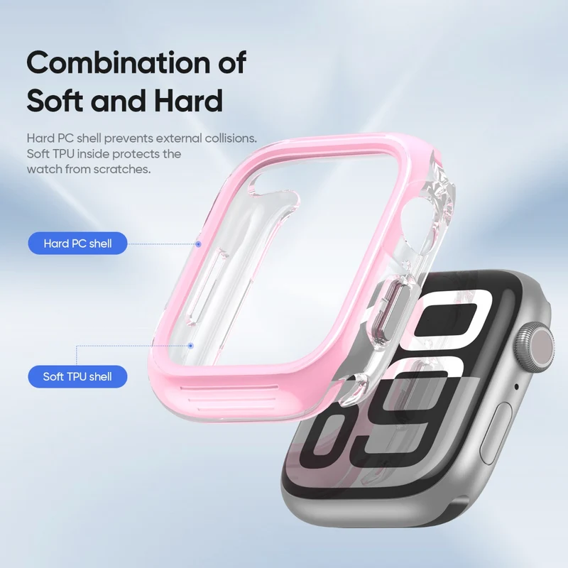Bequem Apple Watch Series 10 42mm Silikon Hülle