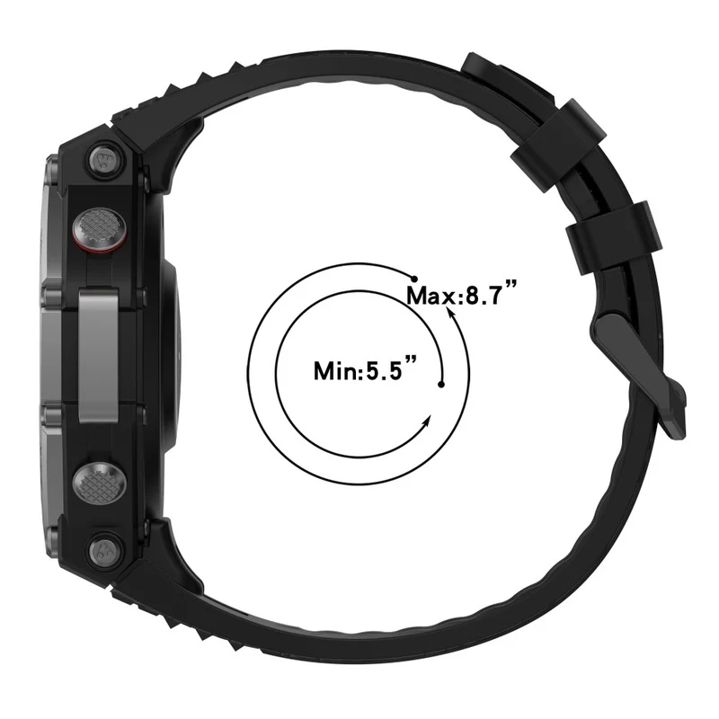 Unglaublich Bequem Amazfit T-Rex 3 Silikon Armband