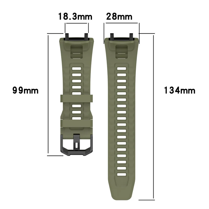 Unglaublich Bequem Amazfit T-Rex 3 Silikon Armband