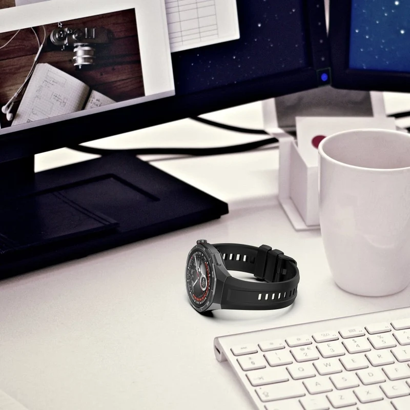 Super Süß Huawei Watch GT 5 Pro 46mm Silikon Armband