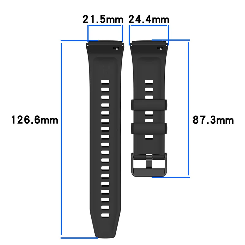 Super Süß Huawei Watch GT 5 Pro 46mm Silikon Armband