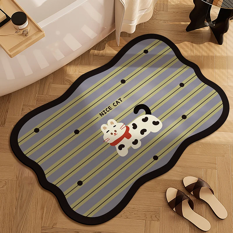 Badezimmermatte für Heim Badezimmer Boden Dekor