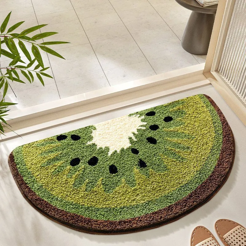 Avocado-förmige Indoor-Badezimmermatte für das Badezimmer