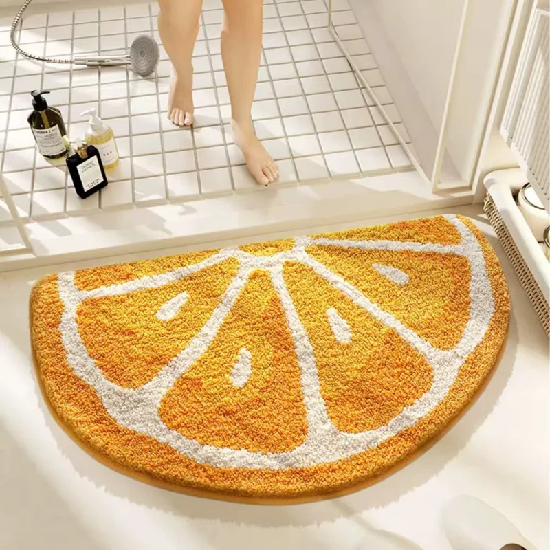 Avocado-förmige Indoor-Badezimmermatte für das Badezimmer