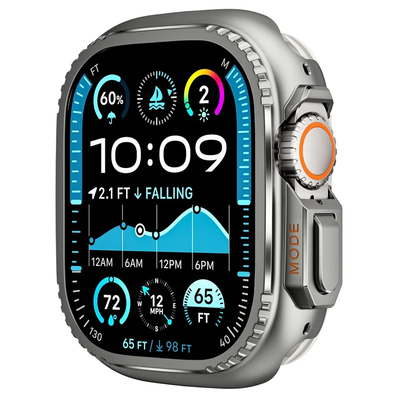 Super Modisch Apple Watch Ultra 2 Metall Hülle