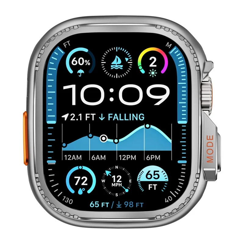 Super Modisch Apple Watch Ultra 2 Metall Hülle