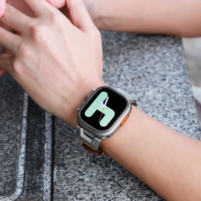 Super Modisch Apple Watch Ultra 2 Metall Hülle