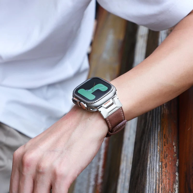 Super Modisch Apple Watch Ultra 2 Metall Hülle