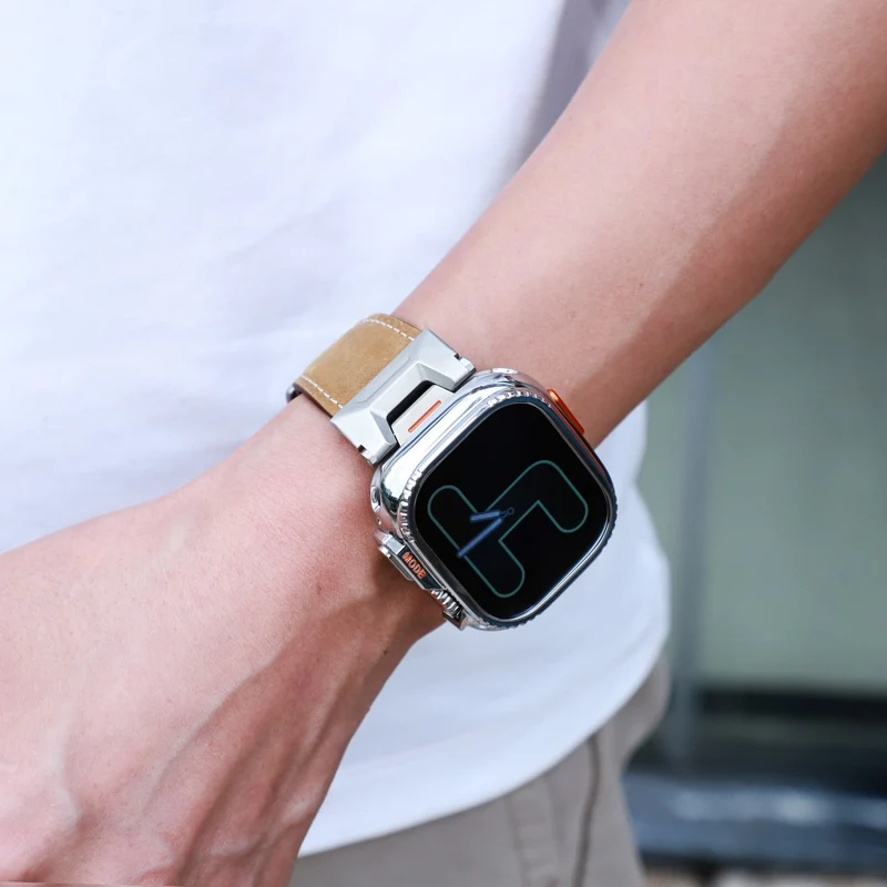 Super Modisch Apple Watch Ultra 2 Metall Hülle