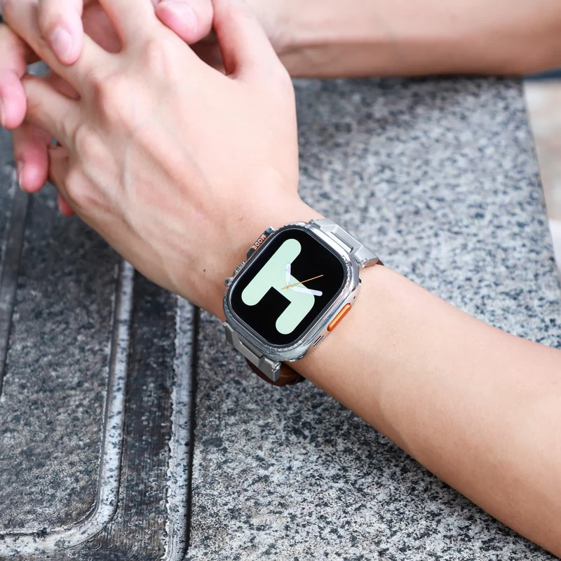 Super Modisch Apple Watch Ultra 2 Metall Hülle