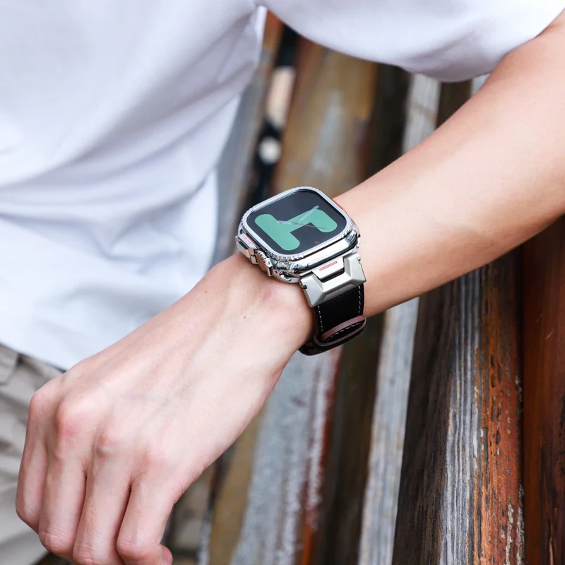 Super Modisch Apple Watch Ultra 2 Metall Hülle
