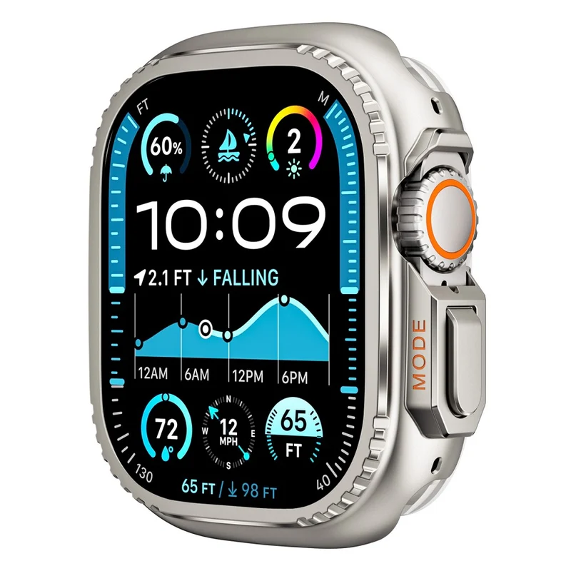 Super Modisch Apple Watch Ultra 2 Metall Hülle
