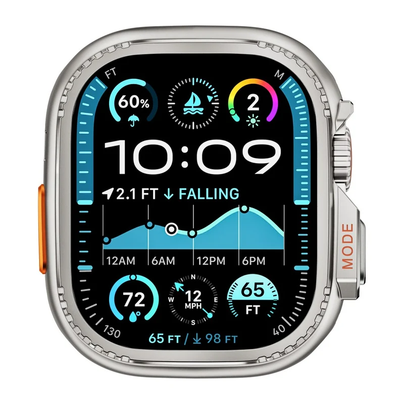 Super Modisch Apple Watch Ultra 2 Metall Hülle