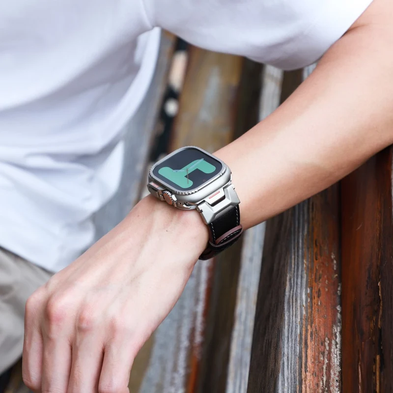 Super Modisch Apple Watch Ultra 2 Metall Hülle