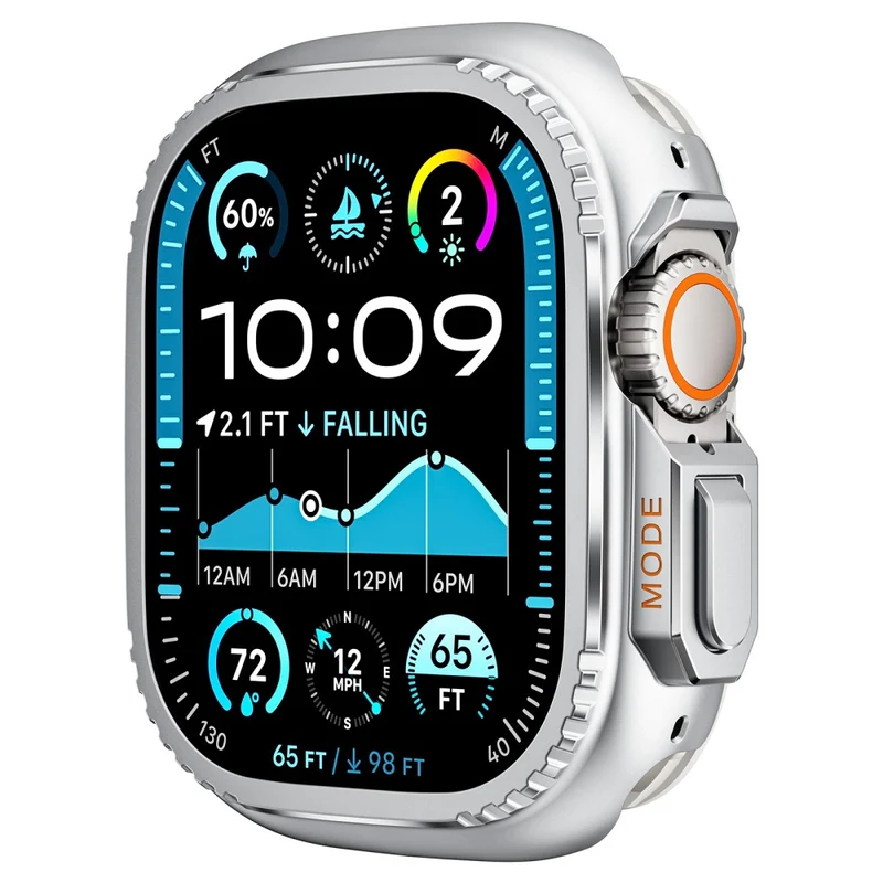 Super Modisch Apple Watch Ultra 2 Metall Hülle