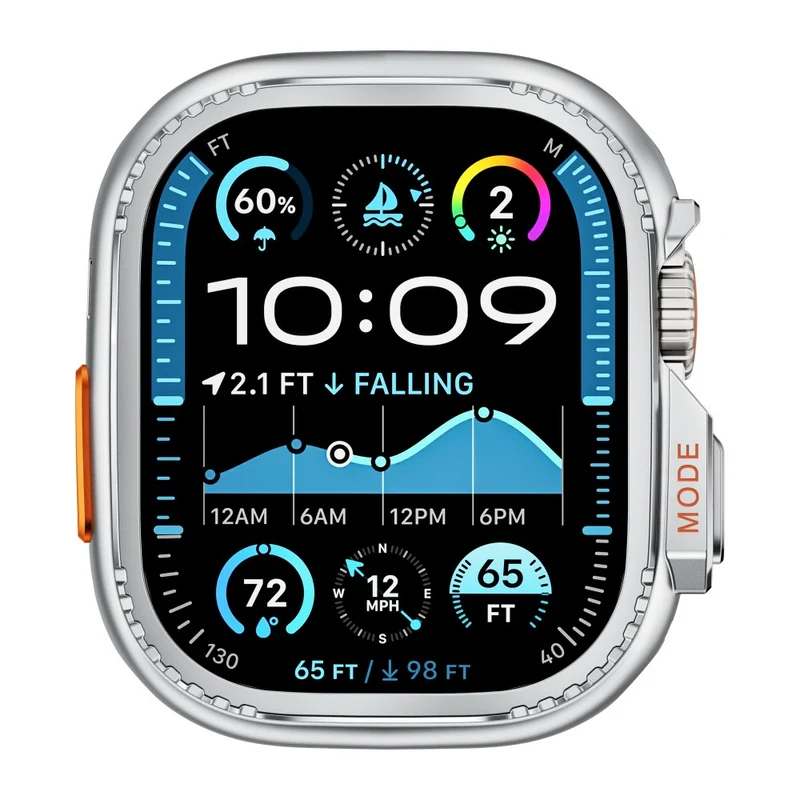Super Modisch Apple Watch Ultra 2 Metall Hülle