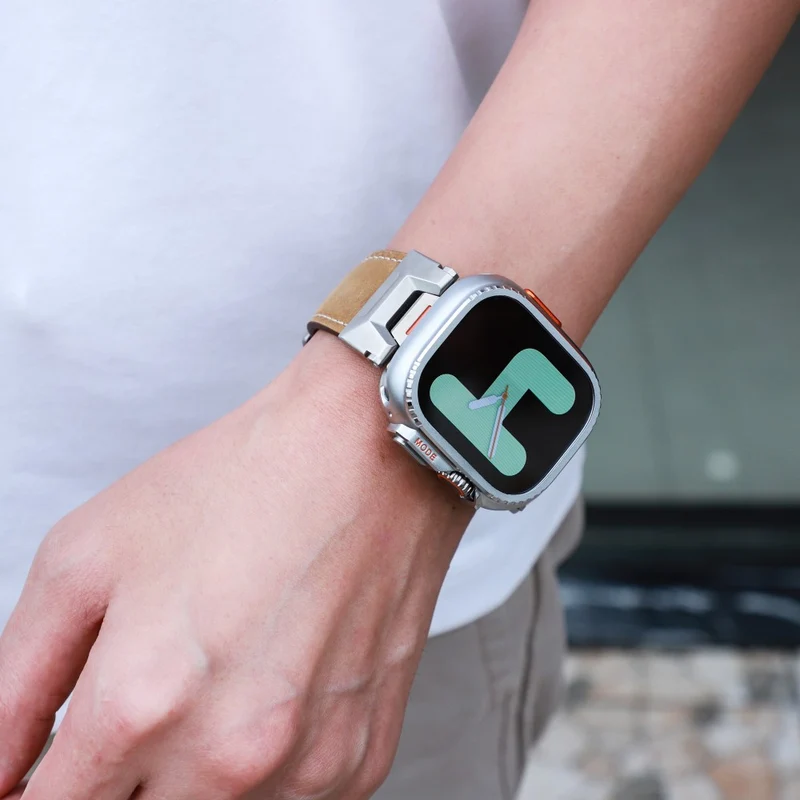 Super Modisch Apple Watch Ultra 2 Metall Hülle