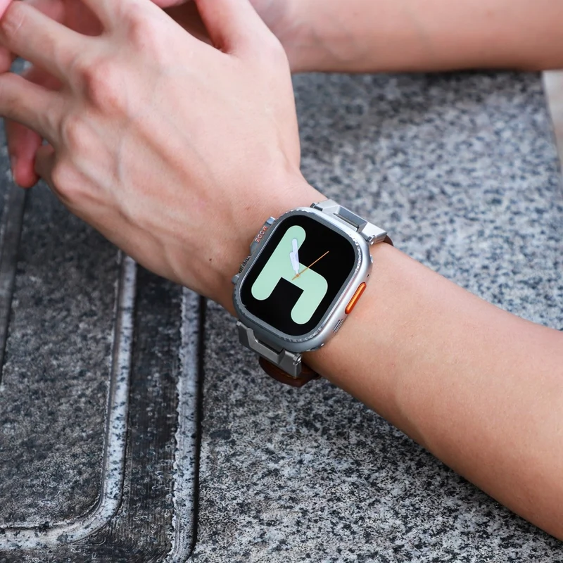 Super Modisch Apple Watch Ultra 2 Metall Hülle