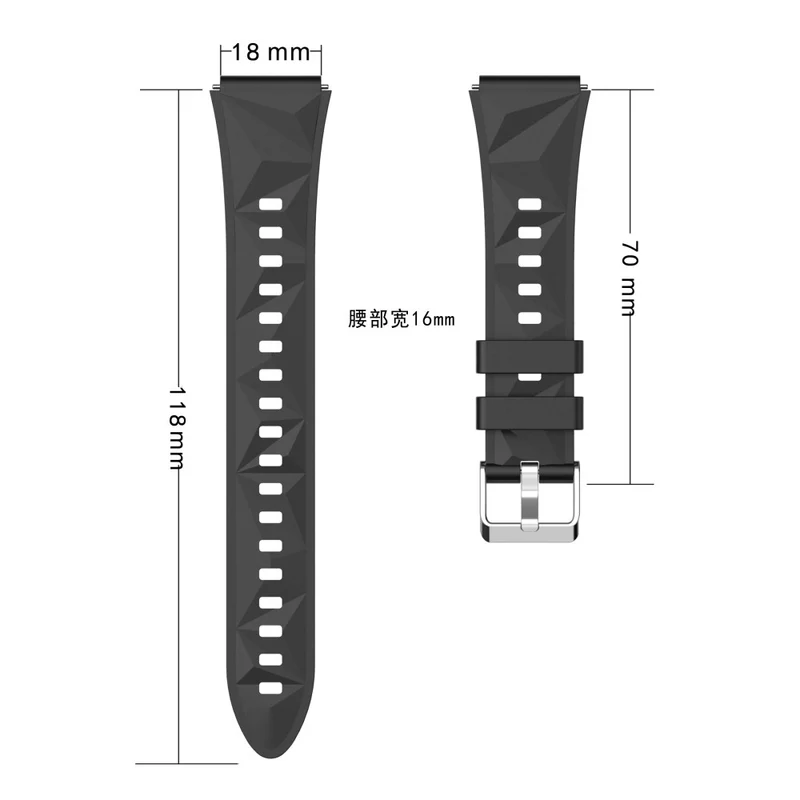 Unglaublich Süß Huawei Watch GT 5 Pro 42mm / Huawei WATCH GT 5 41 mm Silikon Universell Armband