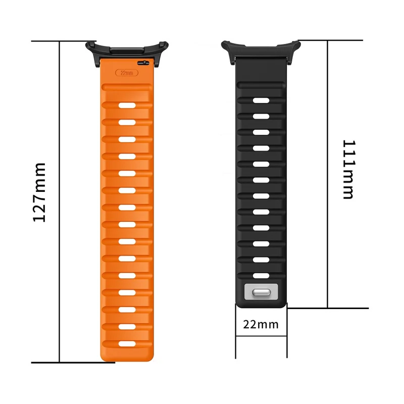 Bequem Samsung Galaxy Watch Ultra 47mm Silikon Armband