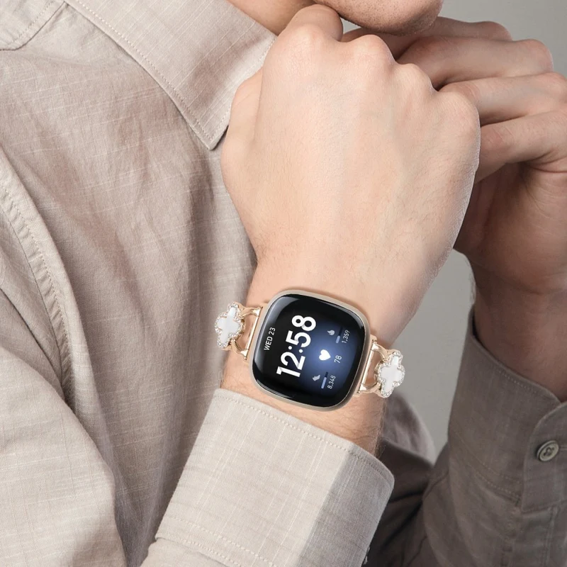 Bemerkenswert Prächtig Fitbit Versa 3 / Fitbit Sense Metall Armband