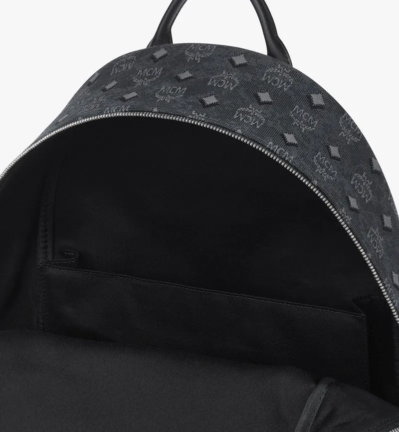 MCM Rucksack Unisex Stark Backpack Dark Grey MMKGSVE11ED001