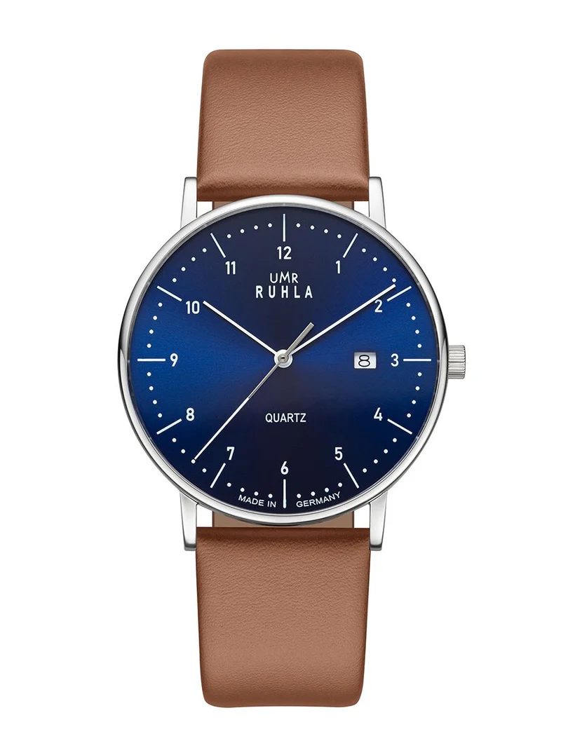 UMR Ruhla RUHLA-Classic RCL30433 Herrenuhr Dunkelblau • Schweizer Quarzwerk • Made in Germany