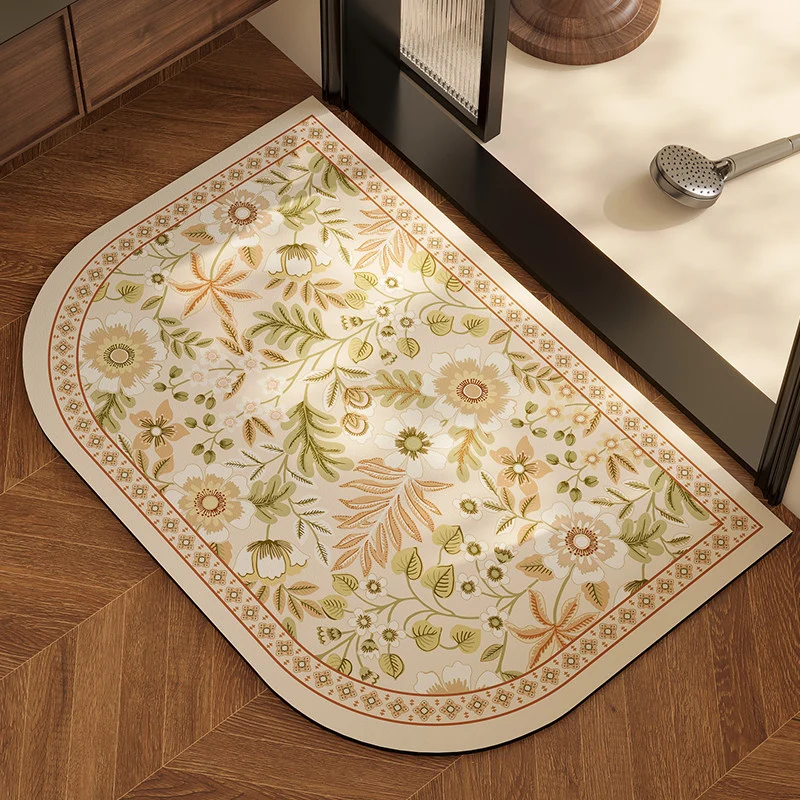 Dekorativer floraler Teppich