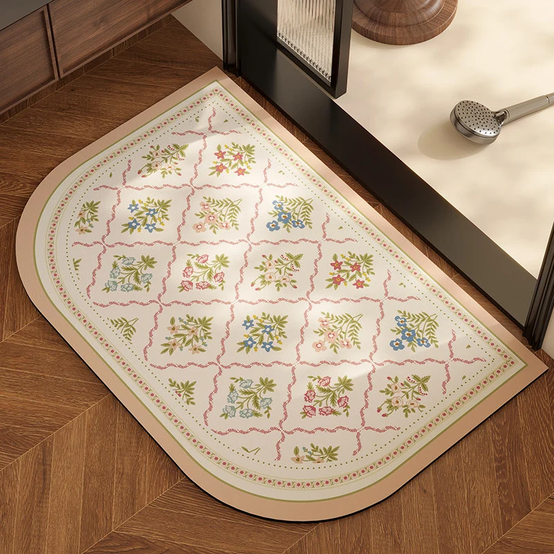 Dekorativer floraler Teppich