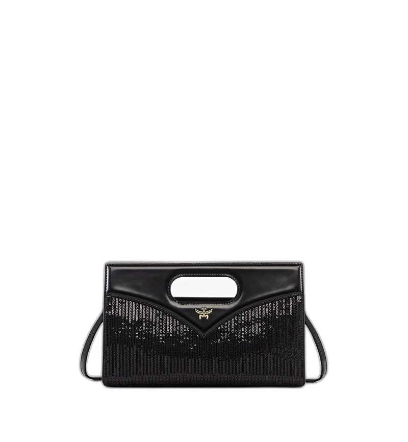 MCM Schultertasche Damen Diamond Small Schwarz MWRFSAK01BK001