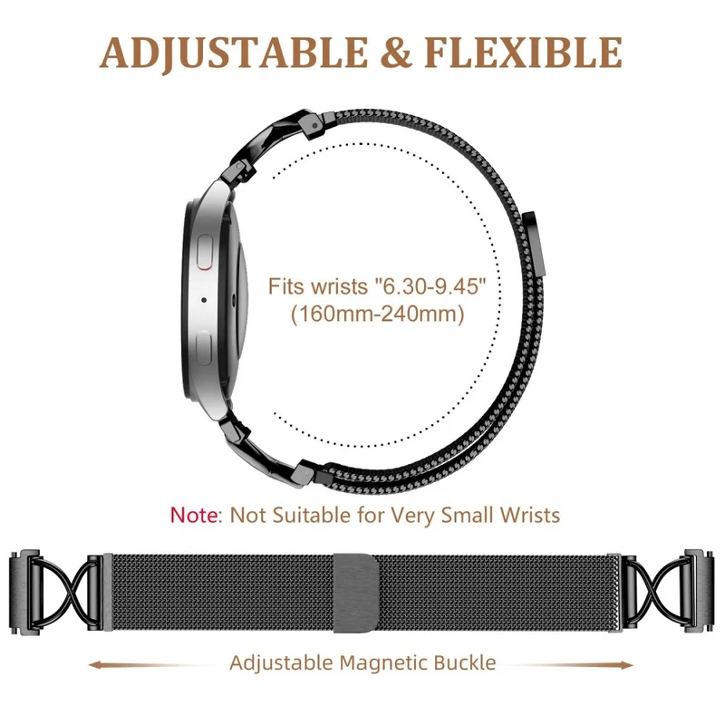 Auffallend Stilvoll Samsung Galaxy Watch (42mm) Metall Armband
