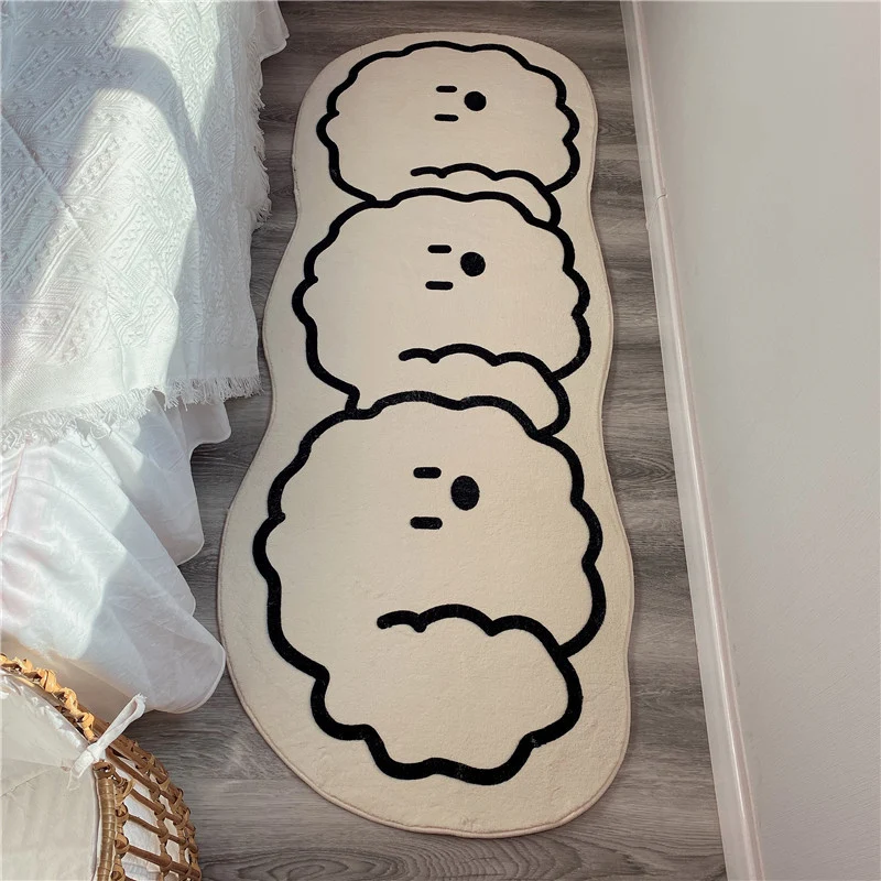 Spaßiges tierisches Teppichdesign