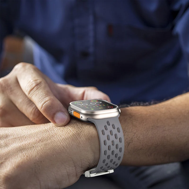 Unglaublich Angenehm Apple Smartwatch Silikon Universell Armband