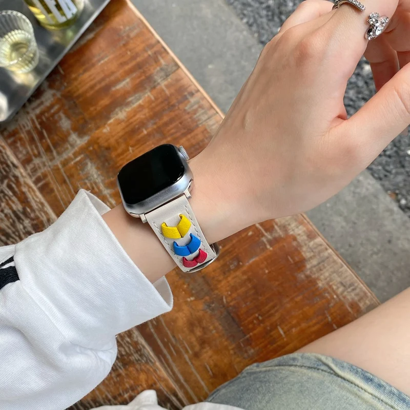 Mega Entzückend Apple Smartwatch Echtes Leder Universell Armband