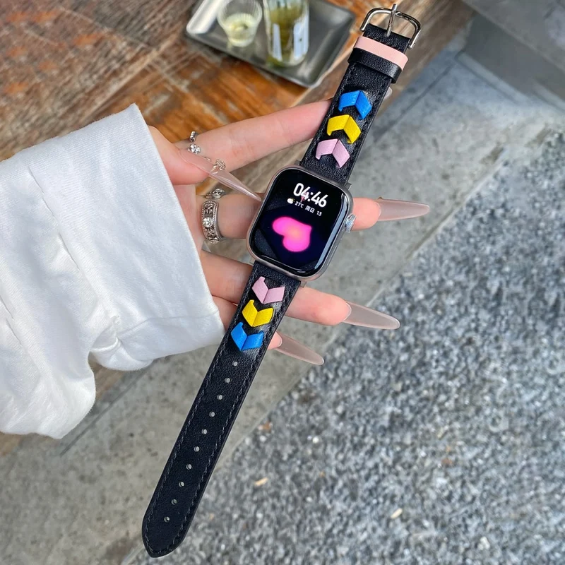 Mega Entzückend Apple Smartwatch Echtes Leder Universell Armband