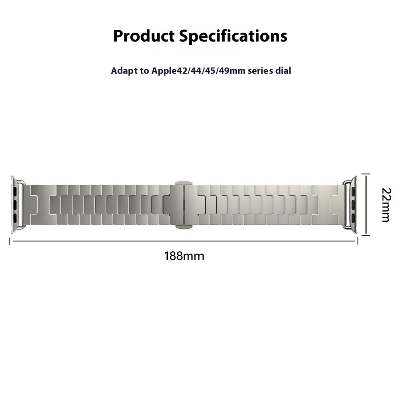 Super Stylisch Apple Smartwatch Metall Universell Armband